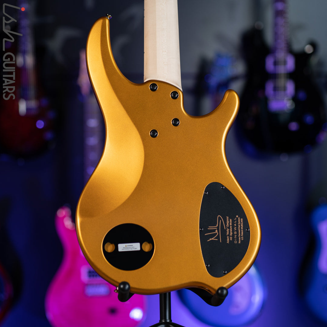 Dingwall NG-3 5-String Bass Left Handed Metallic Gold Matte