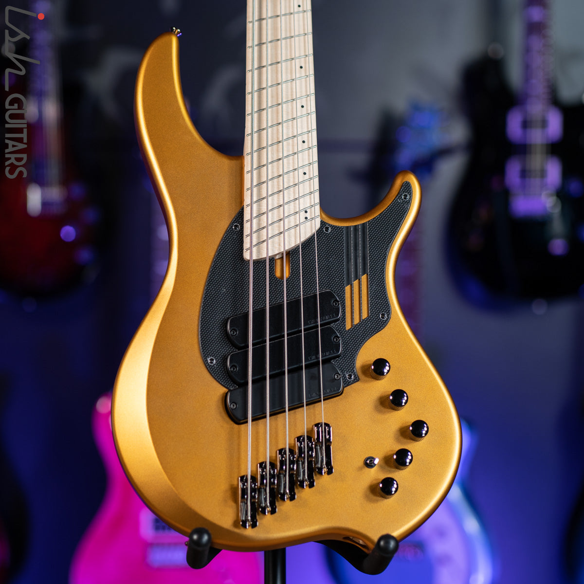 2021 Dingwall NG-3 5-String Bass Metallic Gold Matte B-Stock – Ish