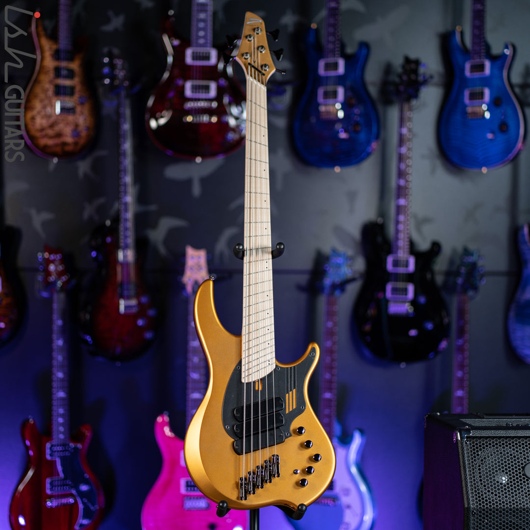 2021 Dingwall NG-3 5-String Bass Metallic Gold Matte B-Stock