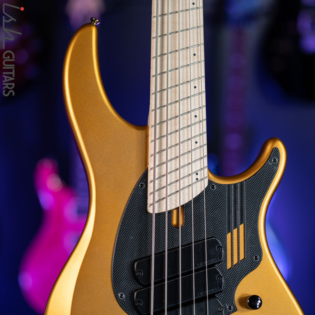 2021 Dingwall NG-3 5-String Bass Metallic Gold Matte B-Stock