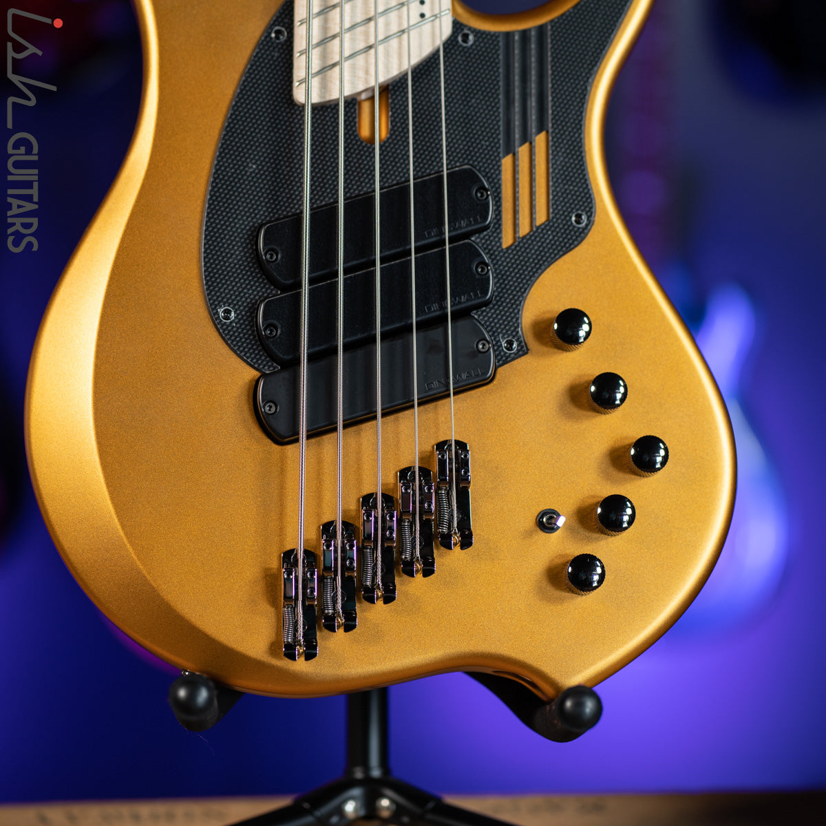2021 Dingwall NG-3 5-String Bass Metallic Gold Matte B-Stock – Ish