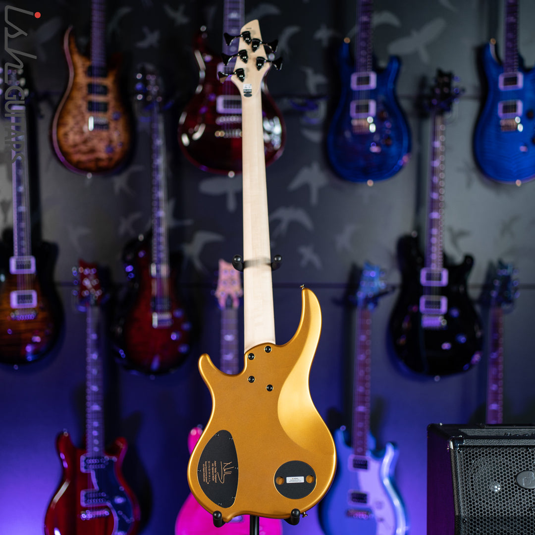 2021 Dingwall NG-3 5-String Bass Metallic Gold Matte B-Stock