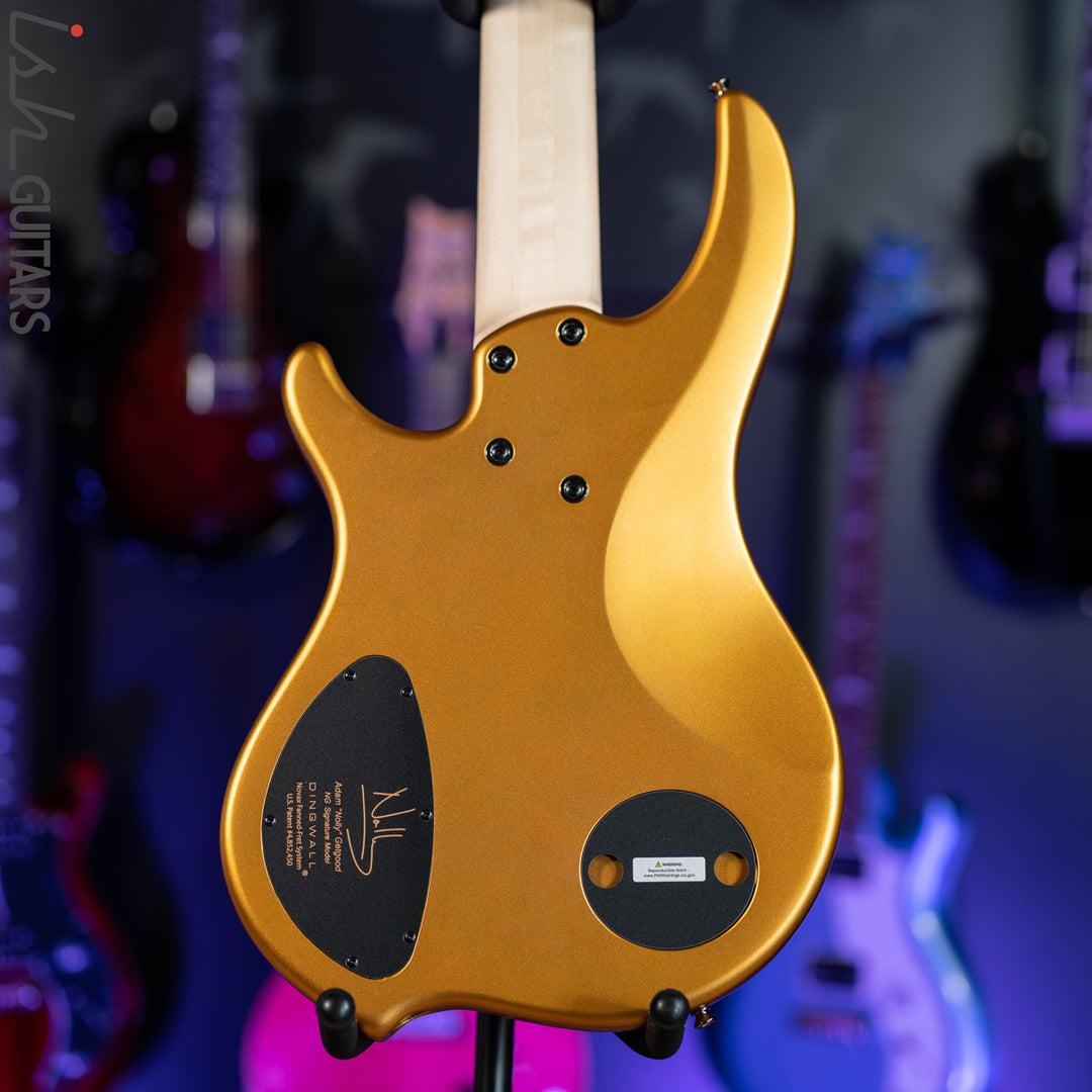 2021 Dingwall NG-3 5-String Bass Metallic Gold Matte B-Stock