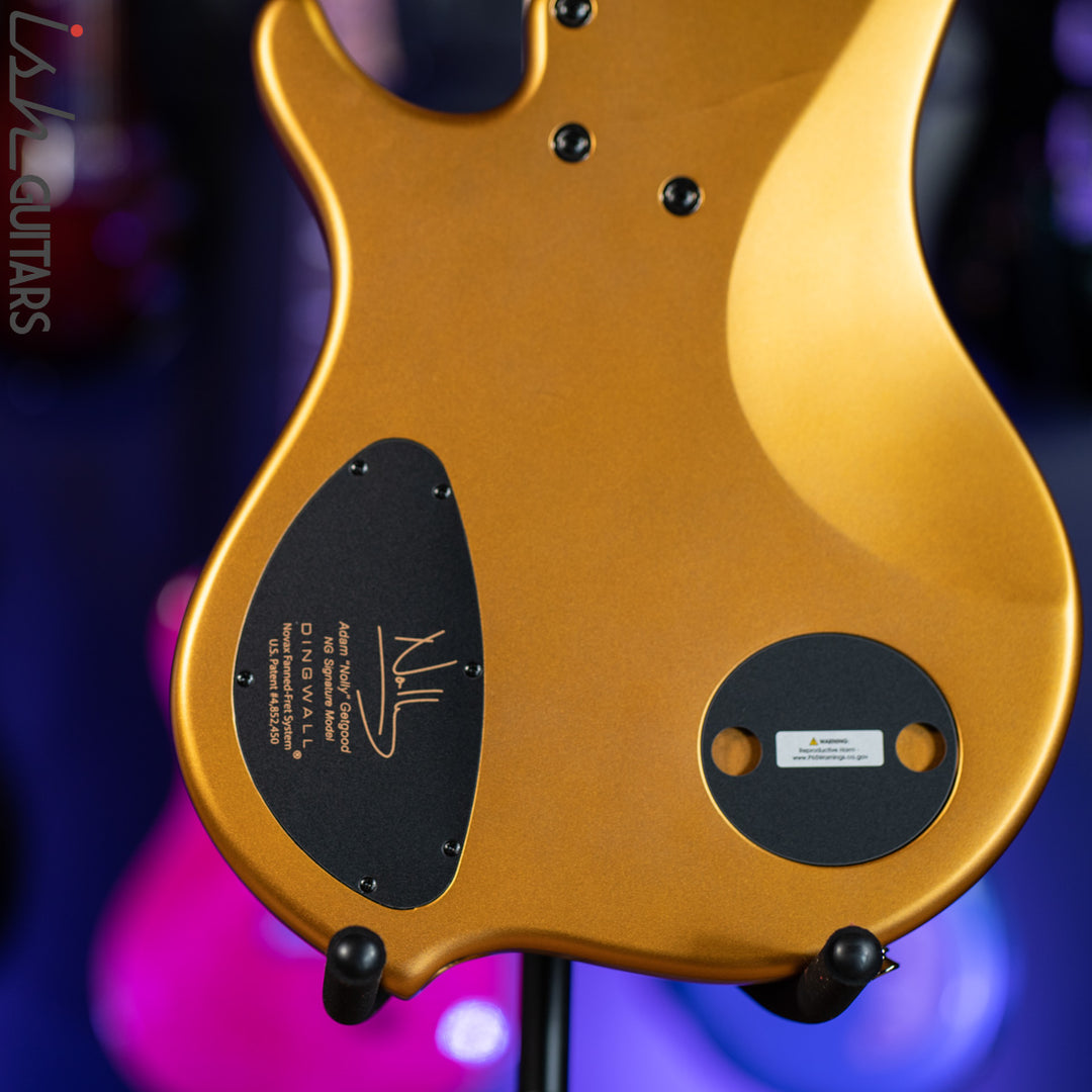 2021 Dingwall NG-3 5-String Bass Metallic Gold Matte B-Stock