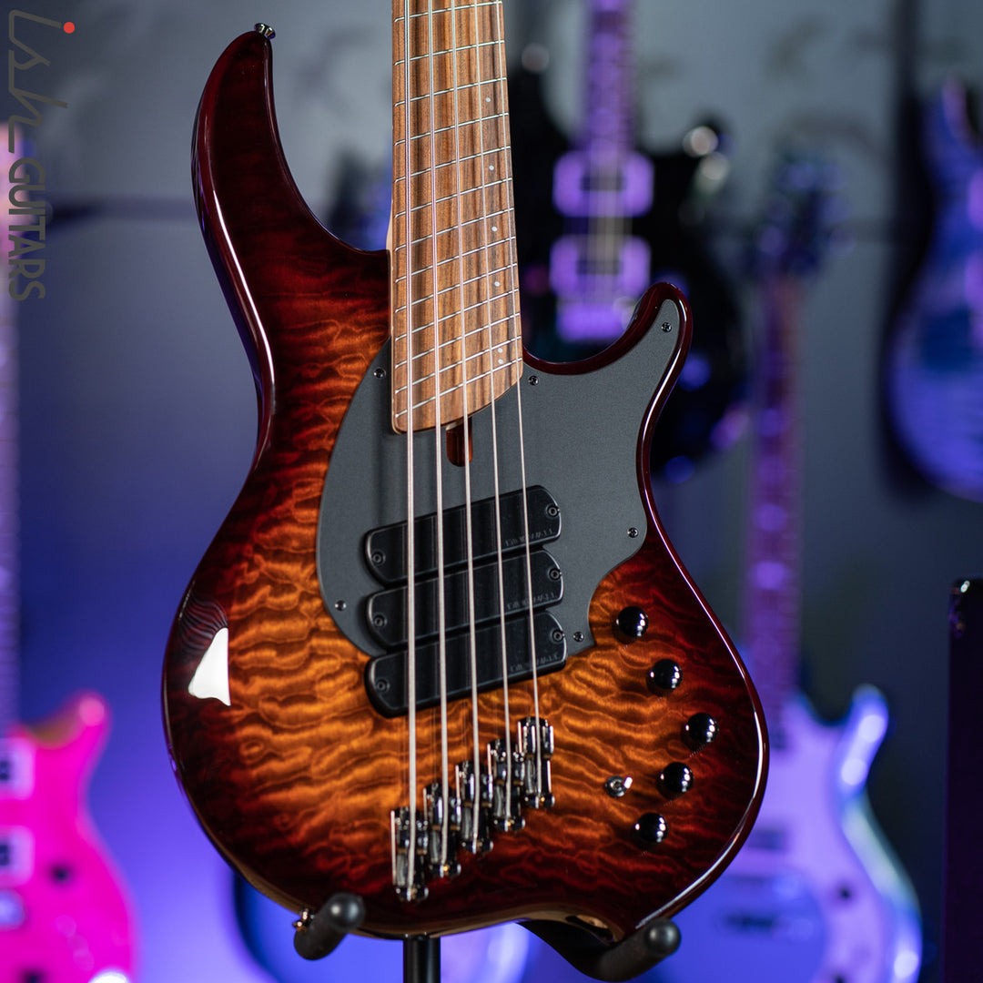 Dingwall Combustion 5-String Bass Vintageburst Pao Ferro Fretboard