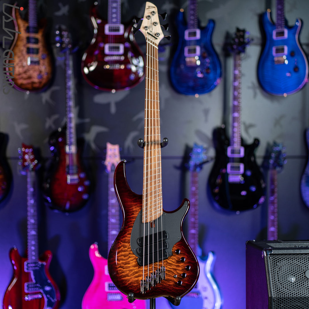 Dingwall Combustion 5-String Bass Vintageburst Pao Ferro Fretboard