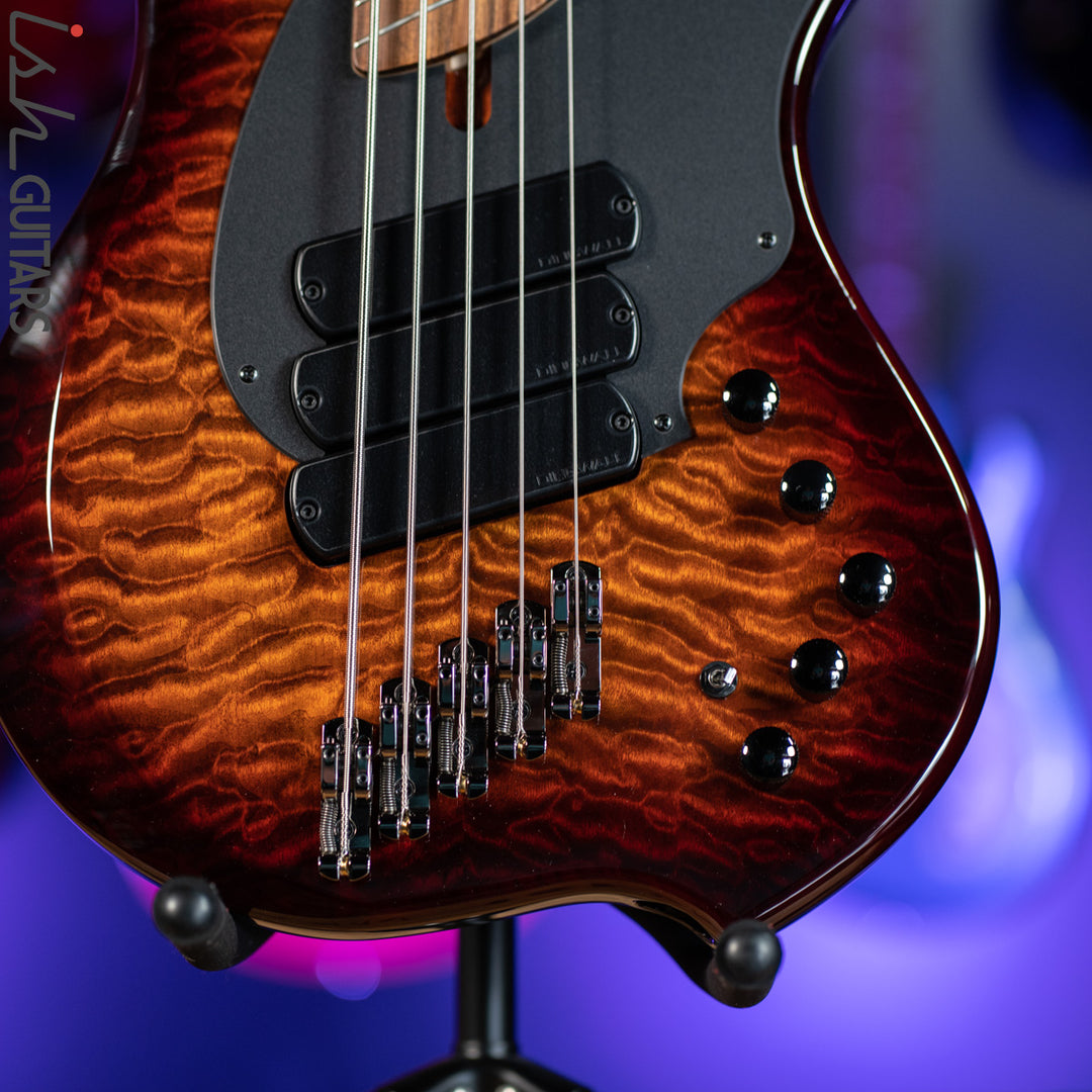 Dingwall Combustion 5-String Bass Vintageburst Pao Ferro Fretboard