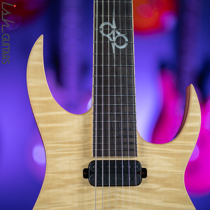 2020 Solar SB1.7FRFM 7-String Electric Guitar Flame Natural Matte