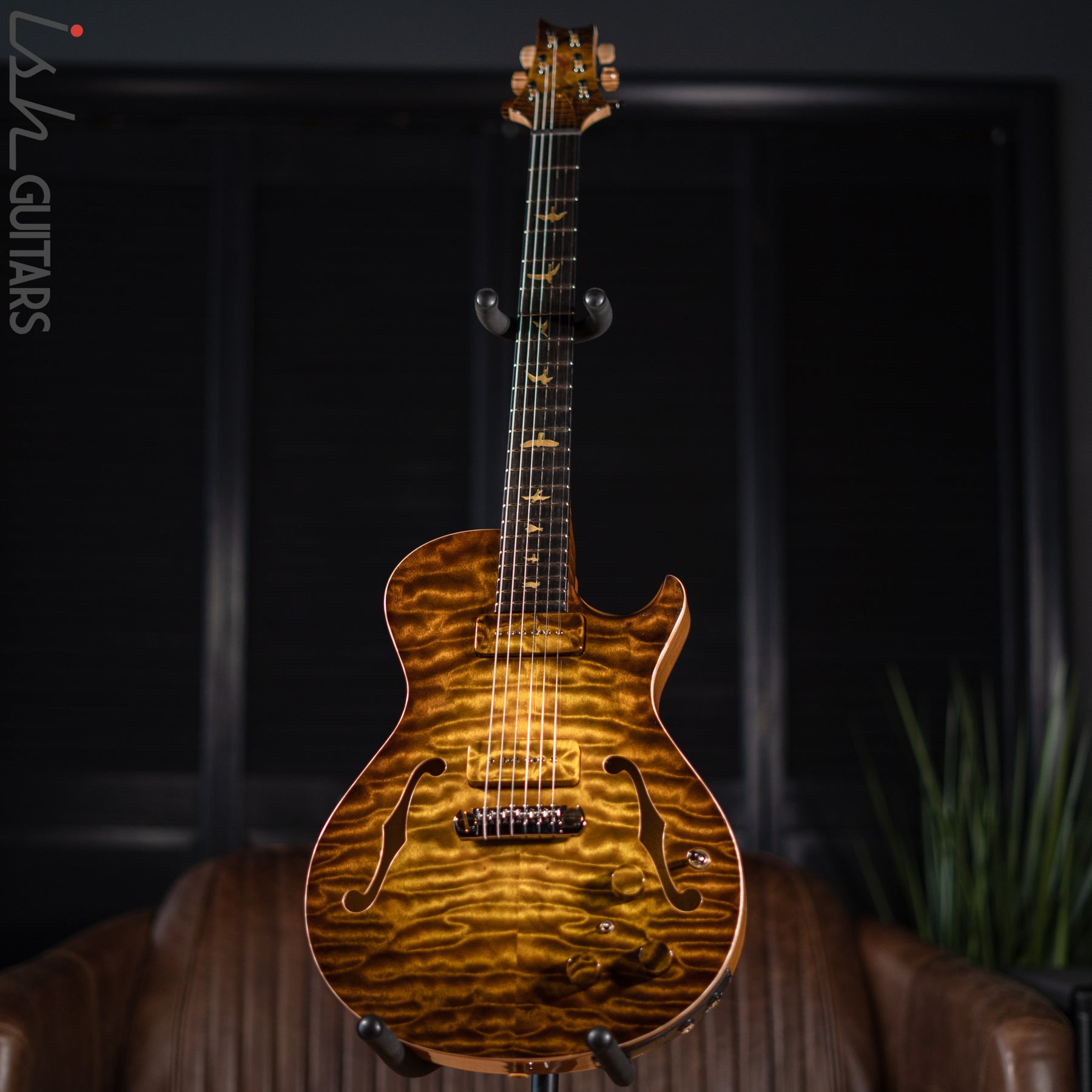 高評価の贈り物 PRS Singlecut Hollowbody I Gold Top USA製 エレキ