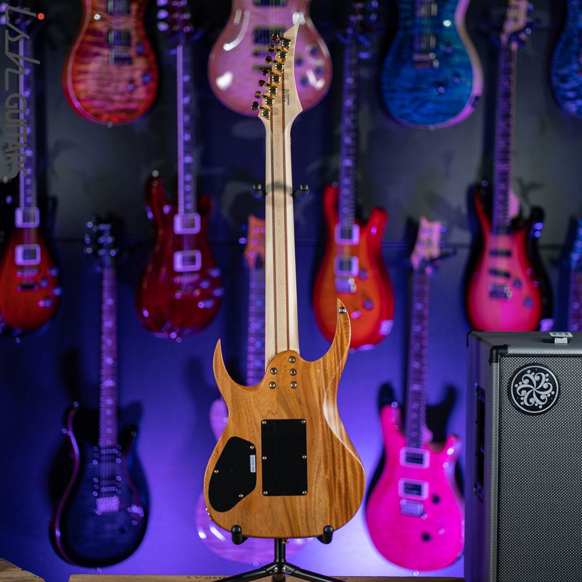2020 Solar SB1.7FRFM 7-String Electric Guitar Flame Natural Matte