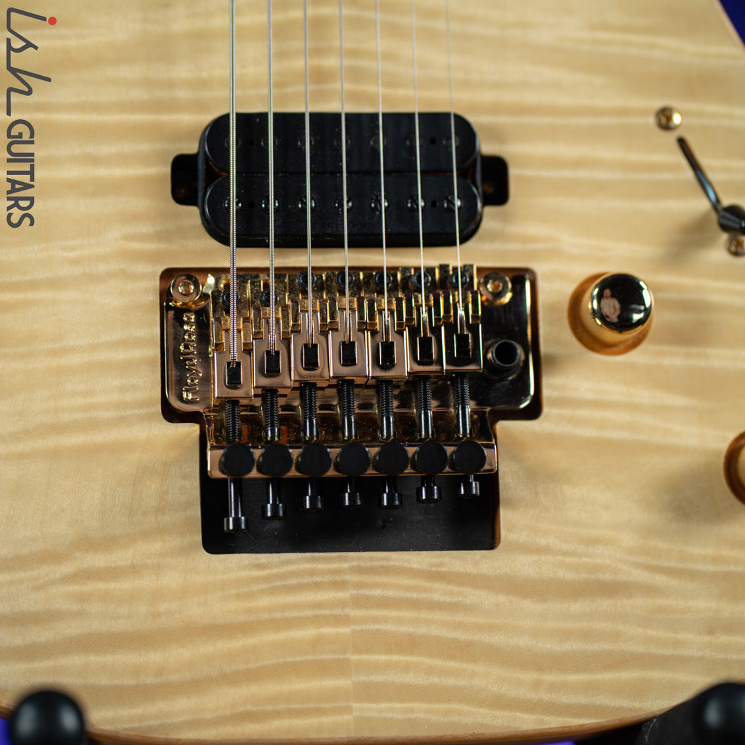 2020 Solar SB1.7FRFM 7-String Electric Guitar Flame Natural Matte