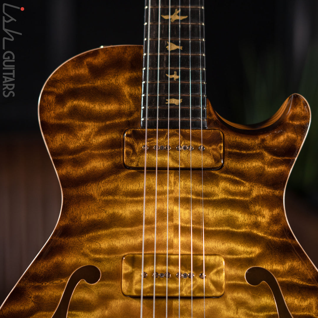 PRS Private Stock Singlecut Hollowbody II Piezo Dirty Blonde Glow