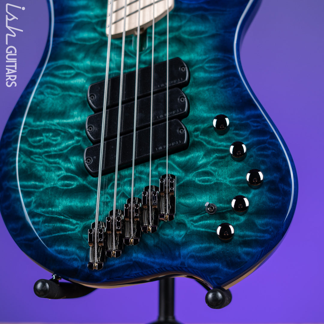 Dingwall Combustion 5-String Bass Whalepoolburst Gloss
