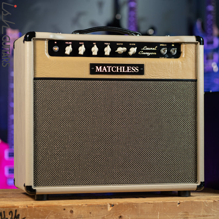 Matchless Laurel Canyon Reverb Combo Amplifier 20W Cream/Gold