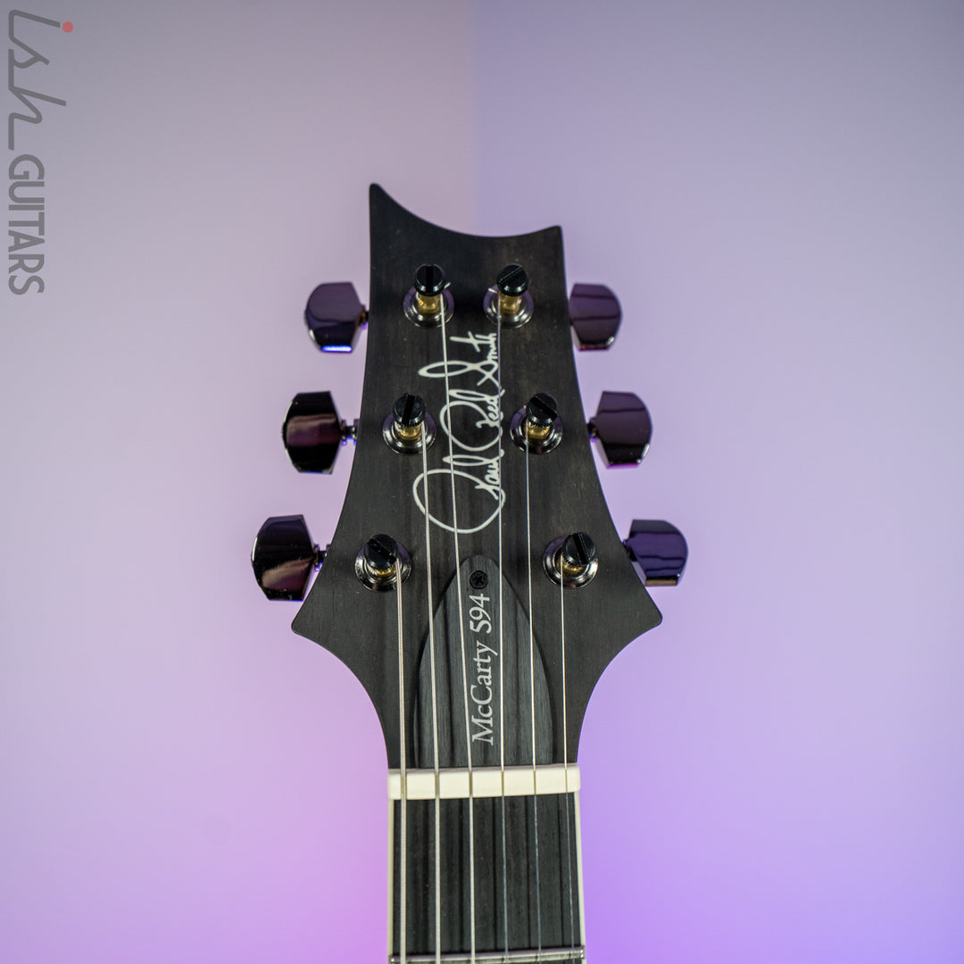 PRS McCarty 594 Hollowbody II Wood Library Satin Black Torrefied Maple Neck