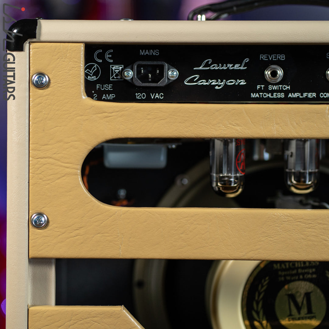 Matchless Laurel Canyon Reverb Combo Amplifier 20W Cream/Gold