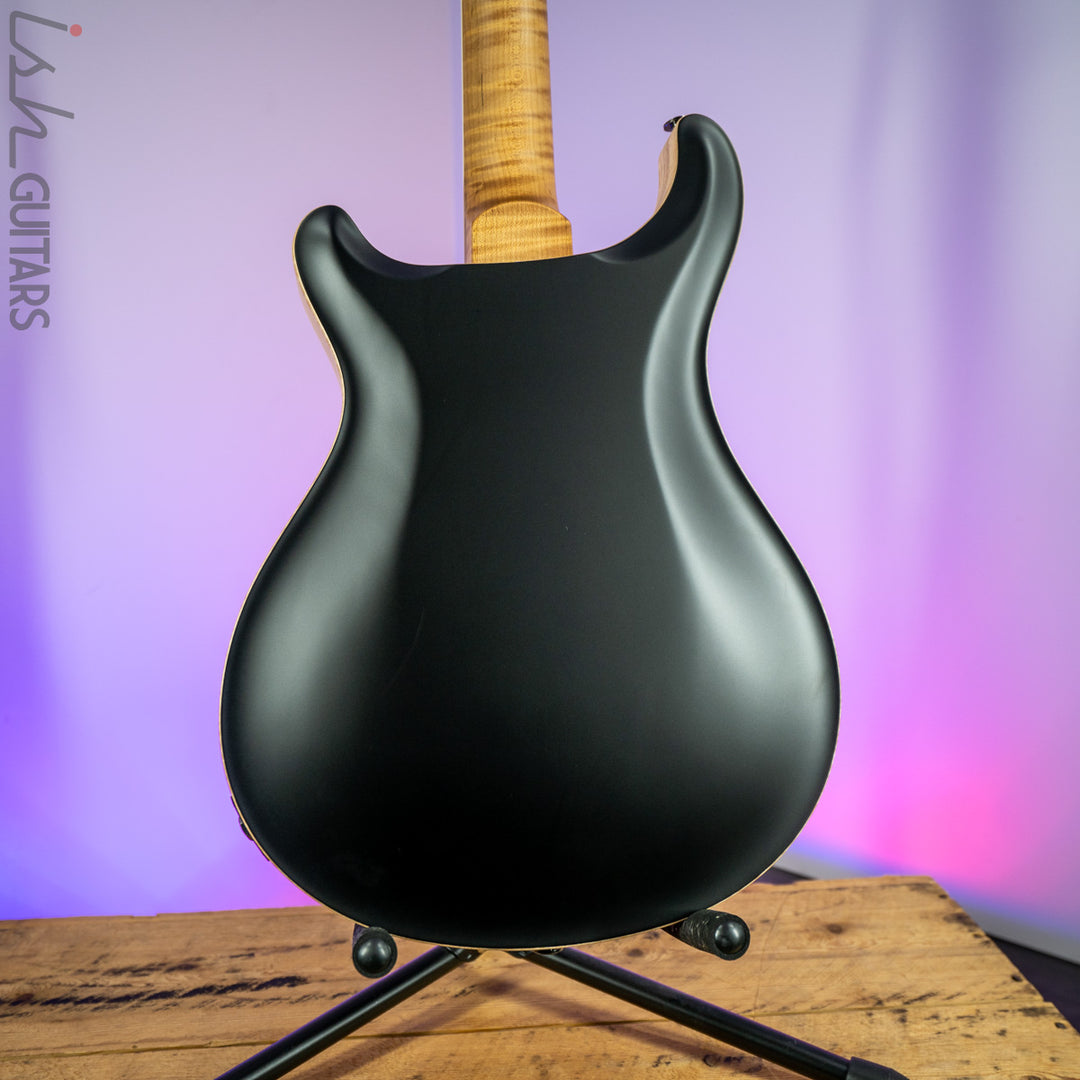 PRS McCarty 594 Hollowbody II Wood Library Satin Black Torrefied Maple Neck
