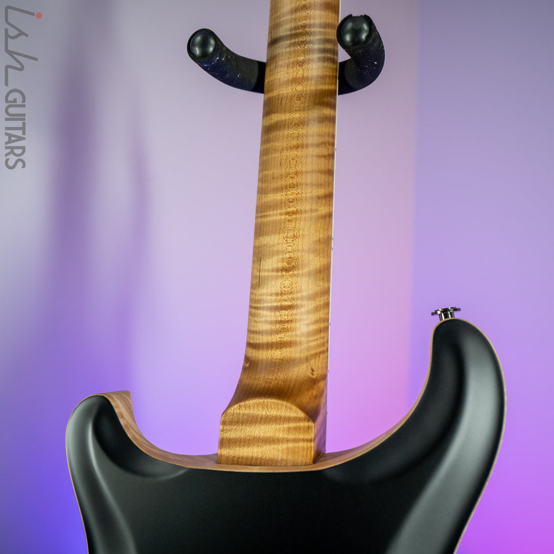 PRS McCarty 594 Hollowbody II Wood Library Satin Black Torrefied Maple Neck