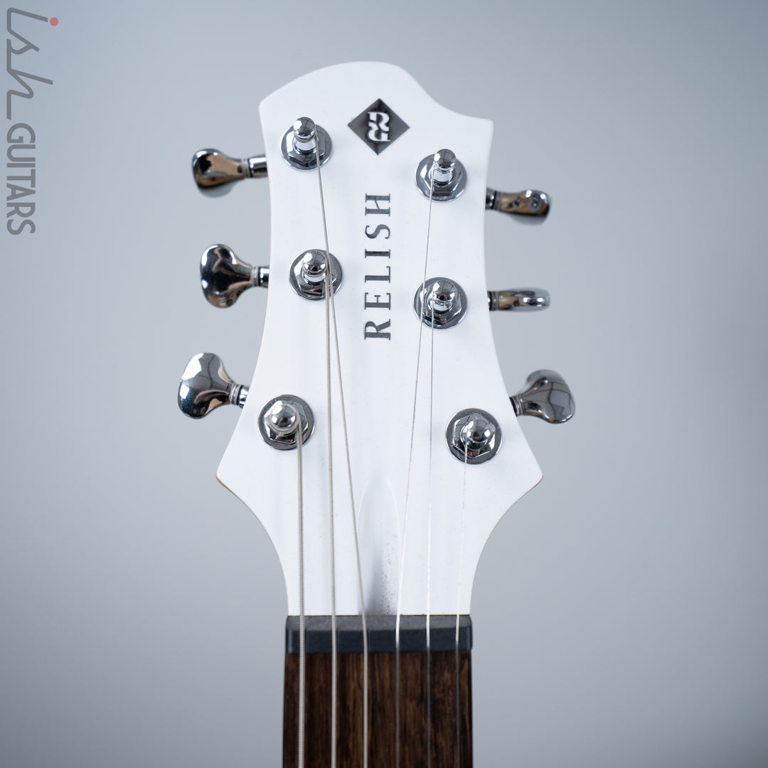 Relish Guitars Mary Wood Snow White w/ Piezo - NO Swapping Pickups