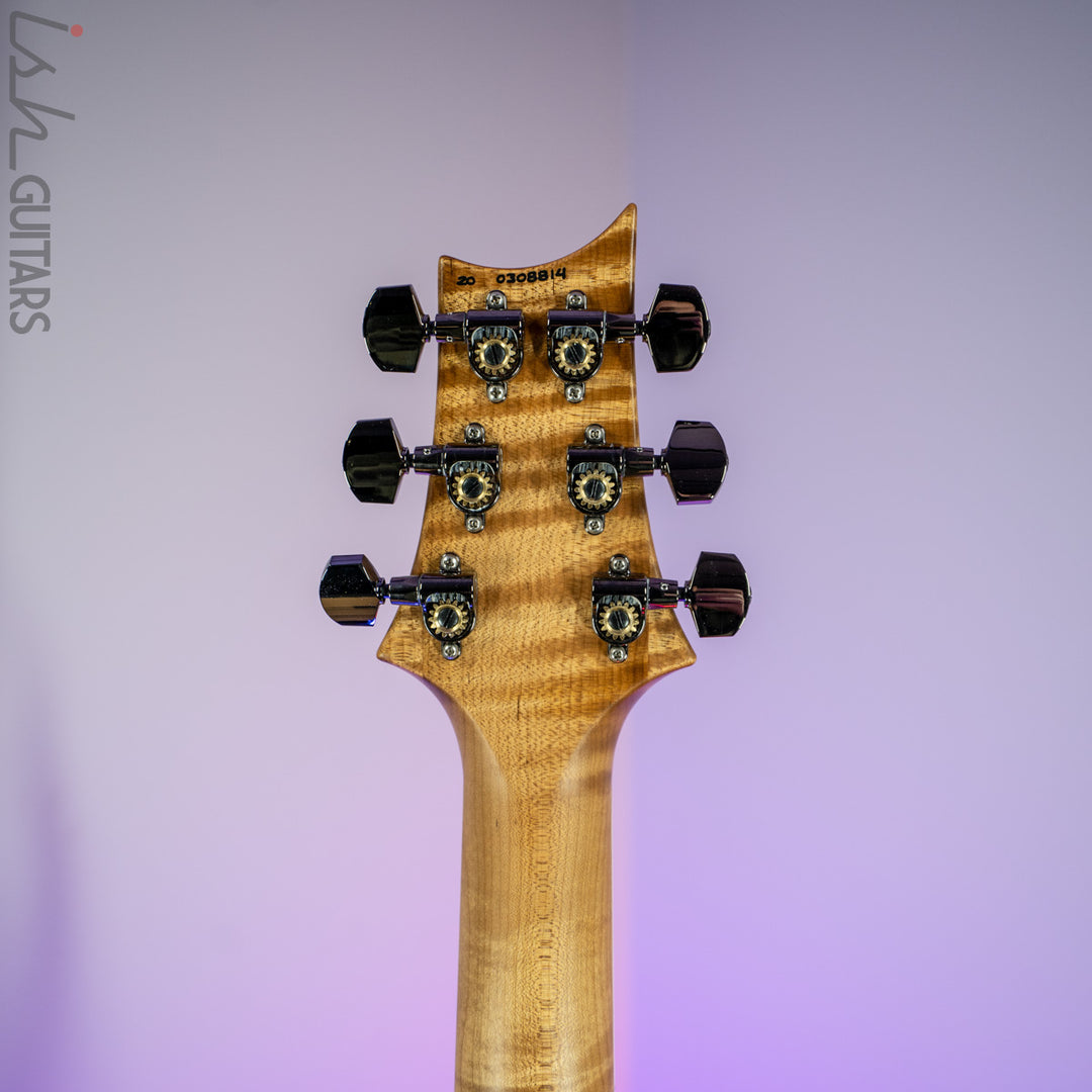 PRS McCarty 594 Hollowbody II Wood Library Satin Black Torrefied Maple Neck