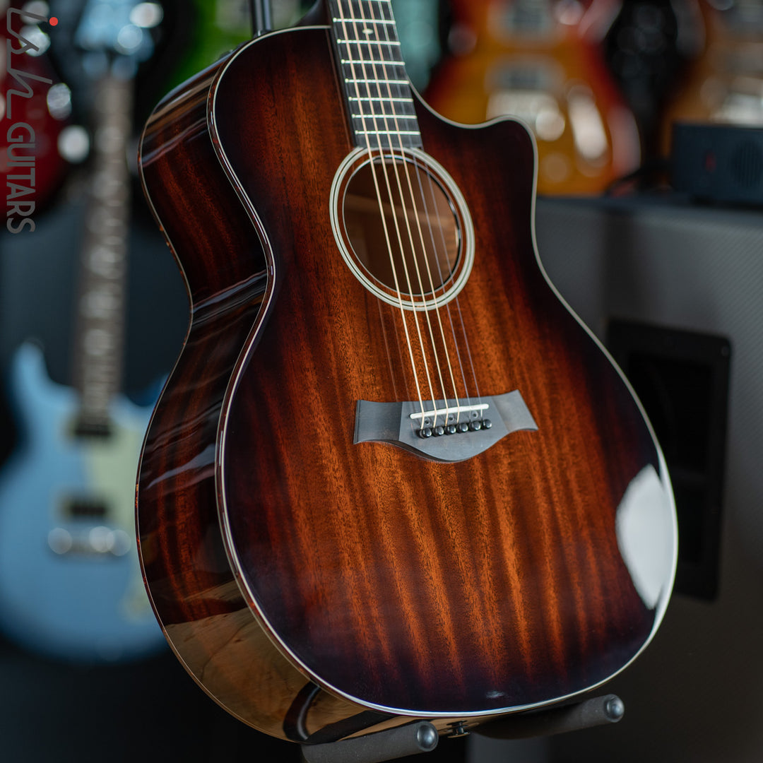 Taylor 524ce V-Class Shaded Edgeburst Mahogany Grand Auditorium
