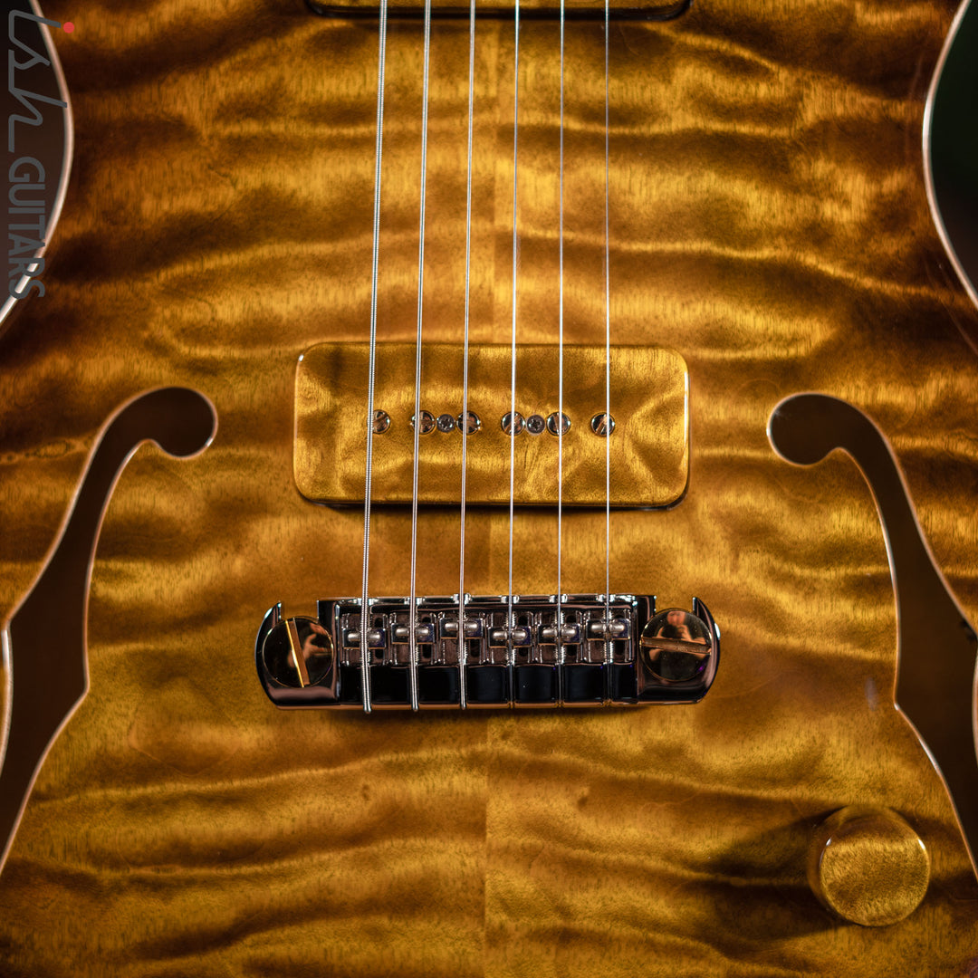 PRS Private Stock Singlecut Hollowbody II Piezo Dirty Blonde Glow