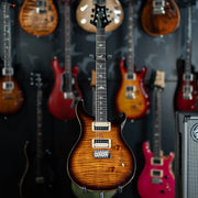 PRS SE Custom 24 Black Gold Sunburst Blemish