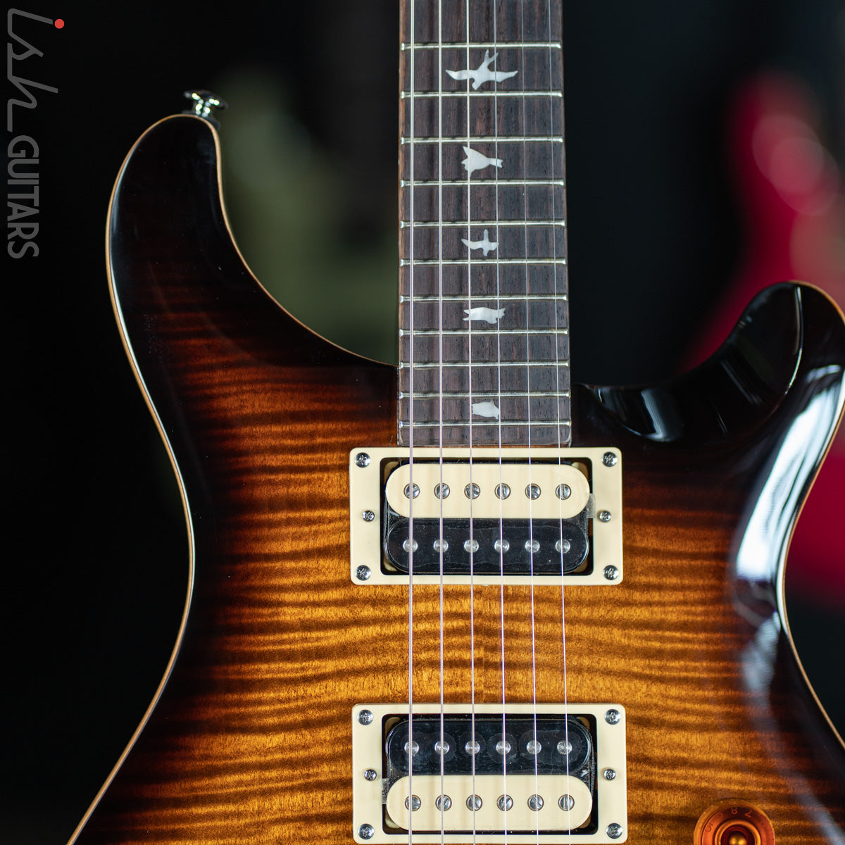 PRS SE Custom 24 Black Gold Sunburst Blemish – Ish Guitars