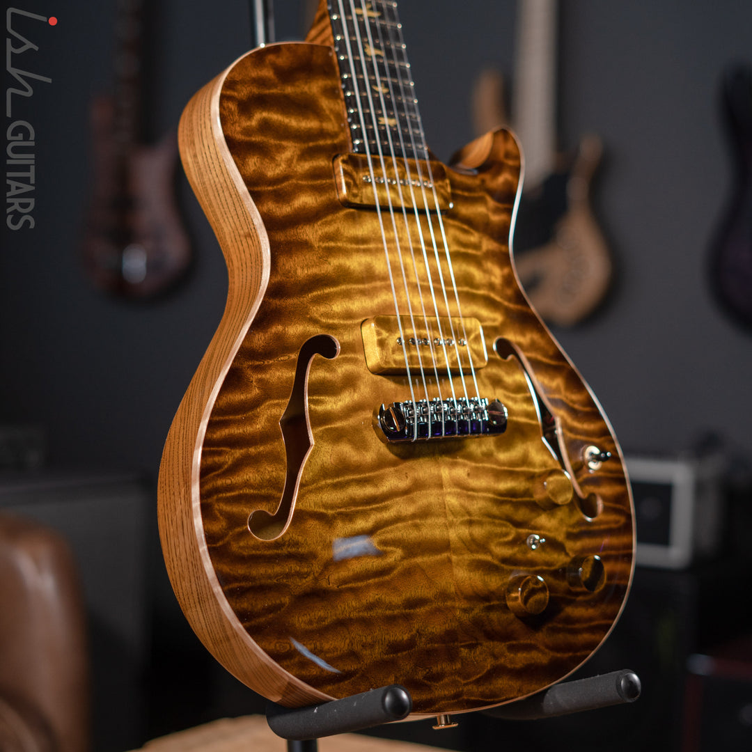 PRS Private Stock Singlecut Hollowbody II Piezo Dirty Blonde Glow