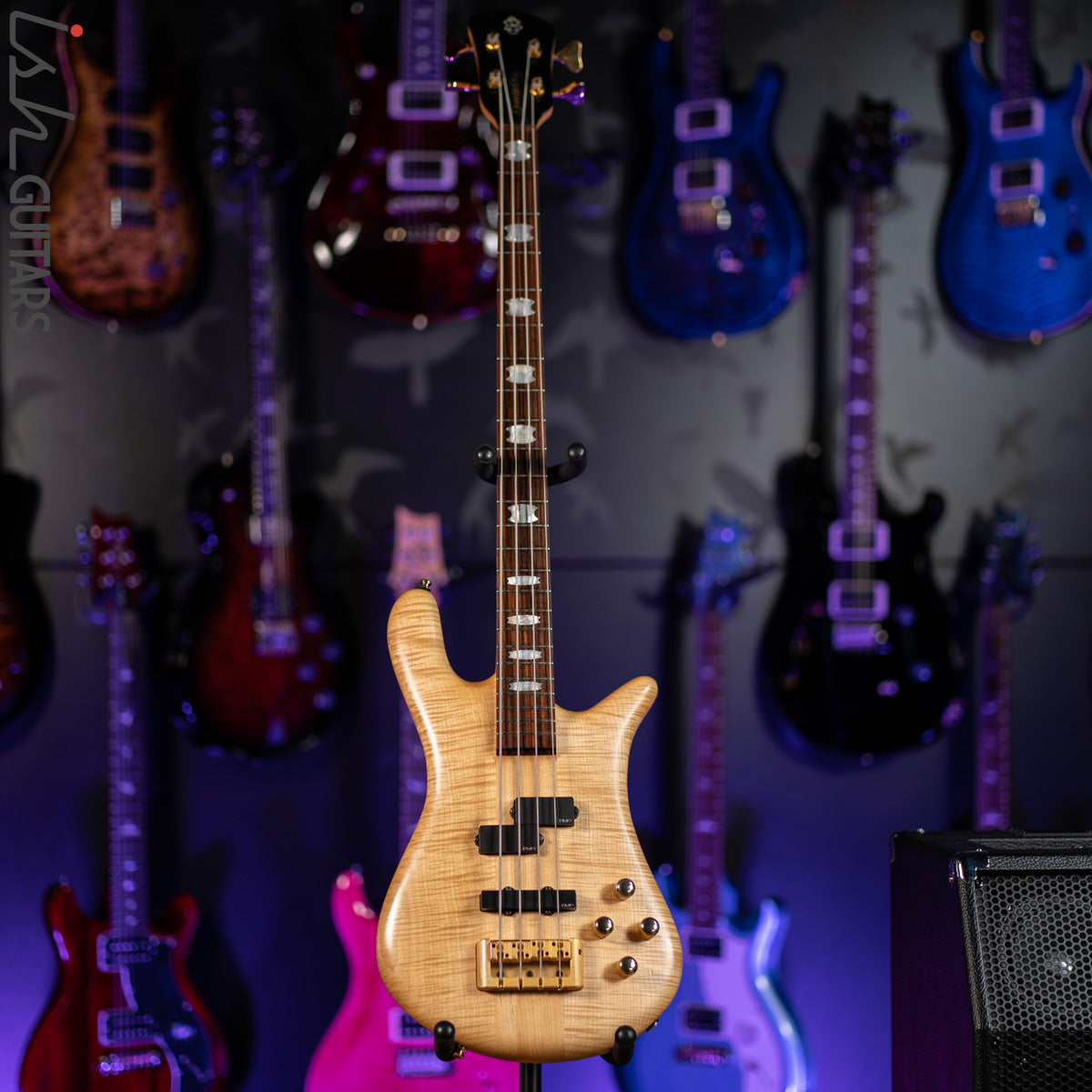 1999-2000 Spector NS-4CR Natural Flame Maple – Ish Guitars