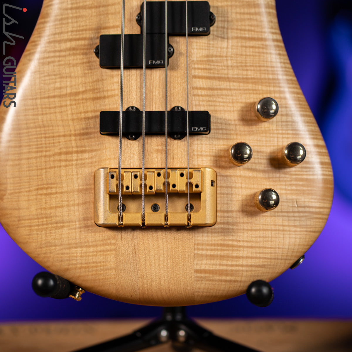 1999-2000 Spector NS-4CR Natural Flame Maple – Ish Guitars