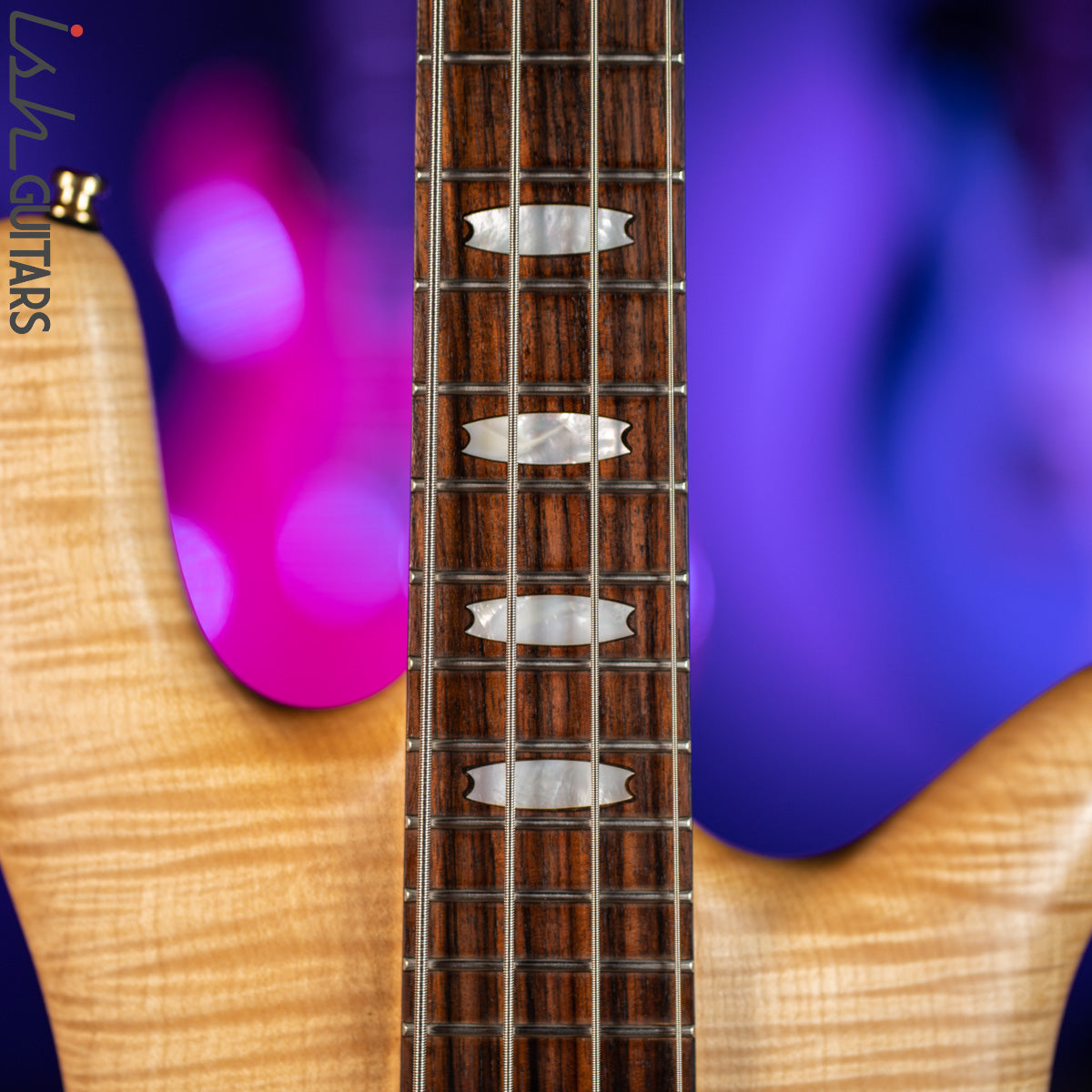 1999-2000 Spector NS-4CR Natural Flame Maple – Ish Guitars