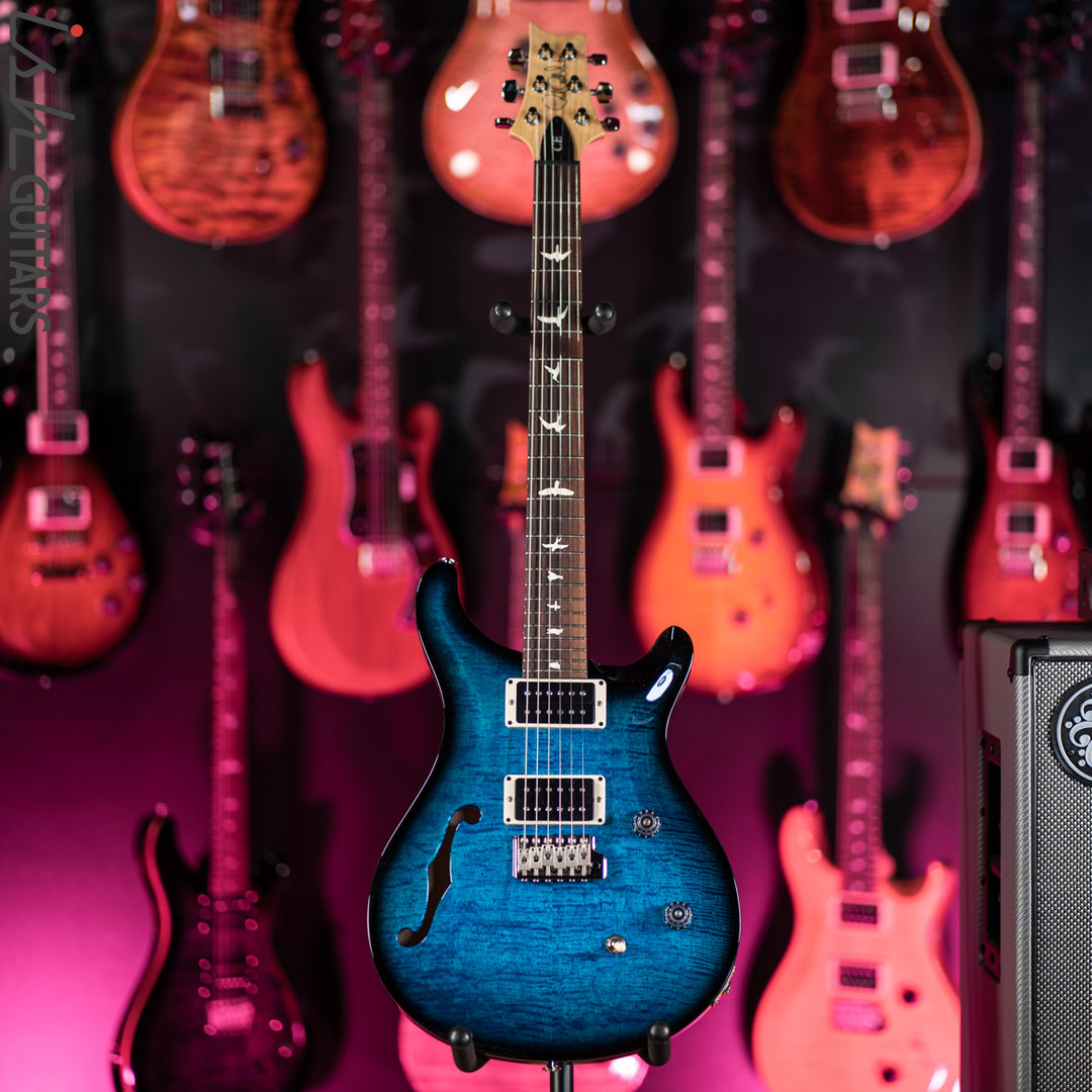 PRS CE 24 Semi-Hollow Whale Blue Smokewrap