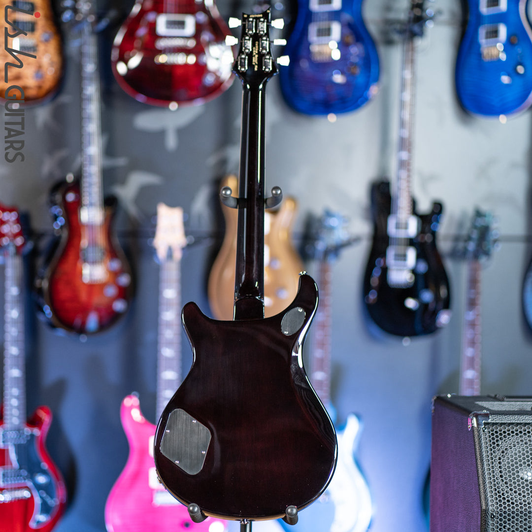 PRS Wood Library McCarty 594 Brazilian Quilt 10 Top Black Gold Burst - Demo