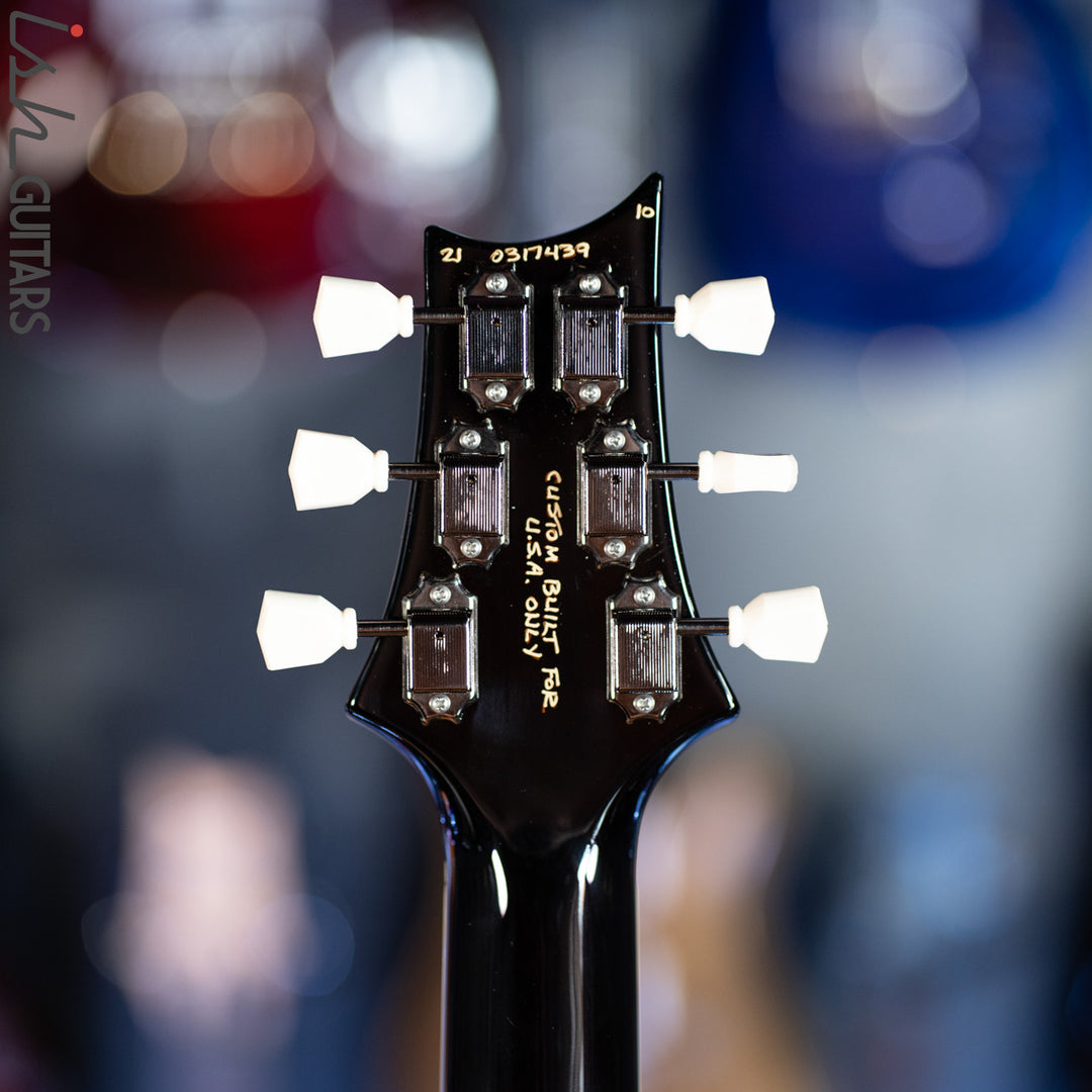 PRS Wood Library McCarty 594 Brazilian Quilt 10 Top Black Gold Burst - Demo