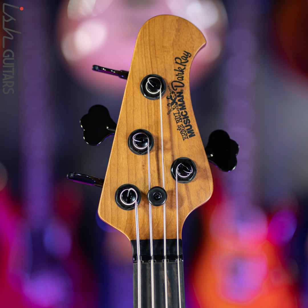Ernie Ball Music Man DarkRay 4-String Bass Obsidian Black