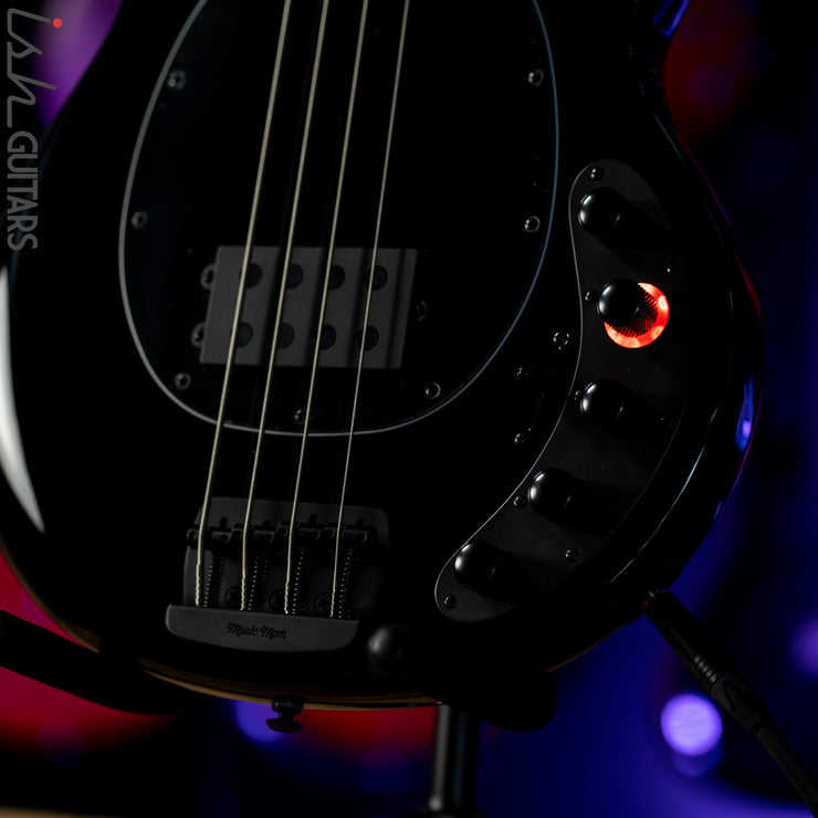 Ernie Ball Music Man DarkRay 4-String Bass Obsidian Black