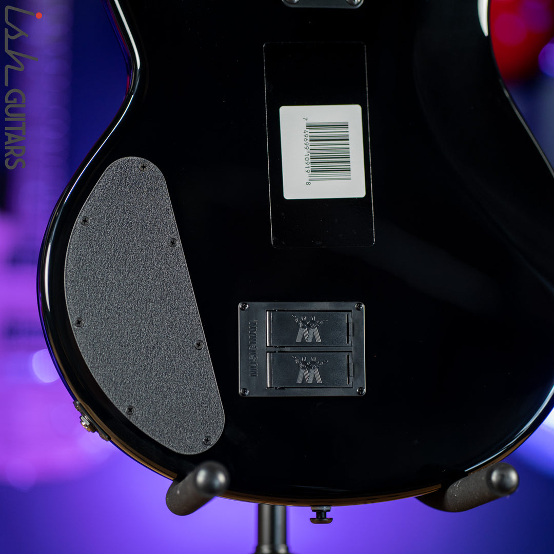 Ernie Ball Music Man DarkRay 4-String Bass Obsidian Black