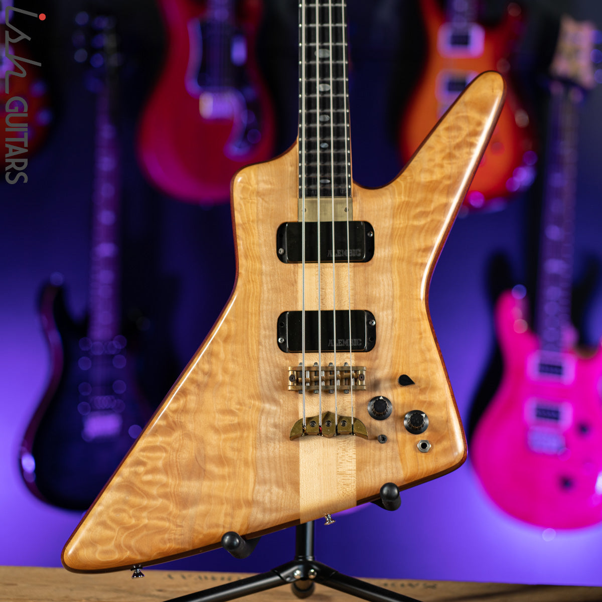 1984 Alembic Exploiter Bass Natural Rare! – Ish Guitars