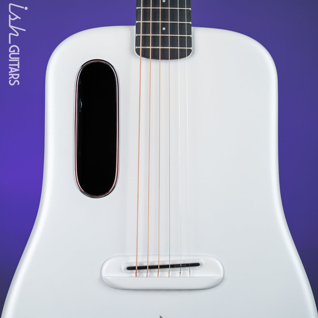Lava Music Lava Me 3 Smart Acoustic Guitar 36" White w/ Ideal Bag