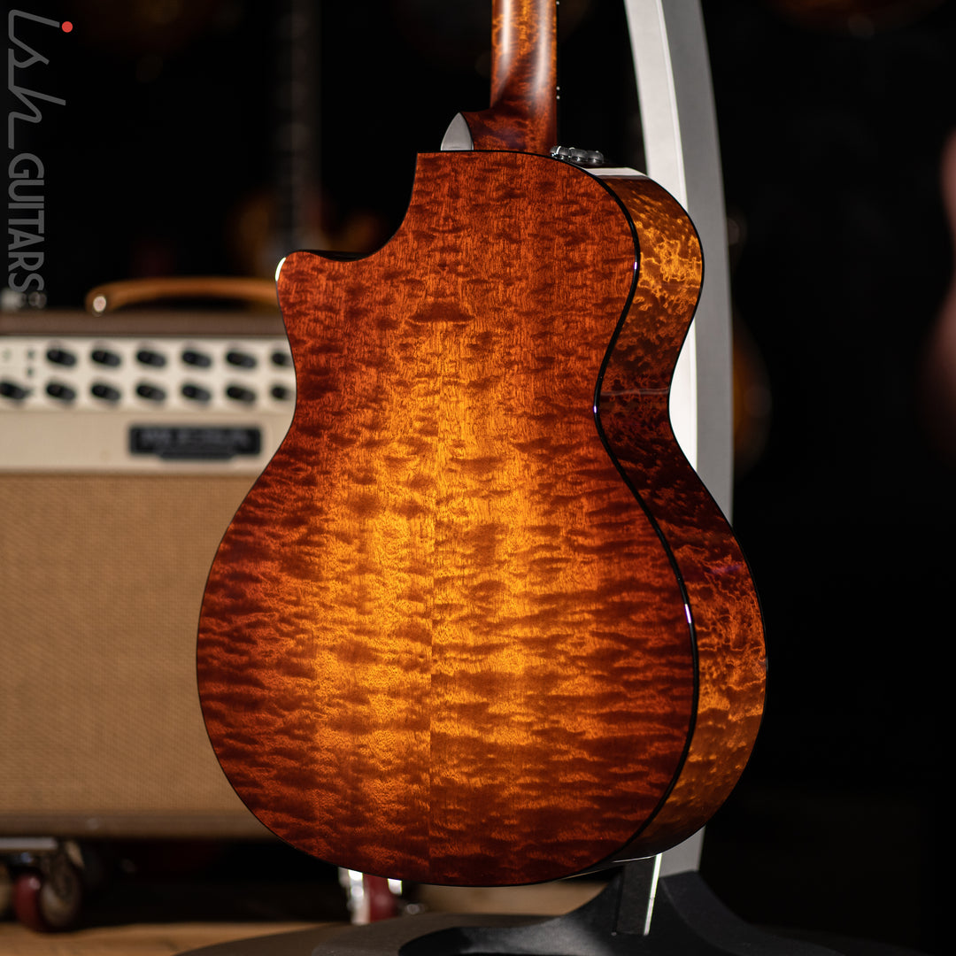 Taylor Custom GA Quilted Sapele/Englemann(Bearclaw)