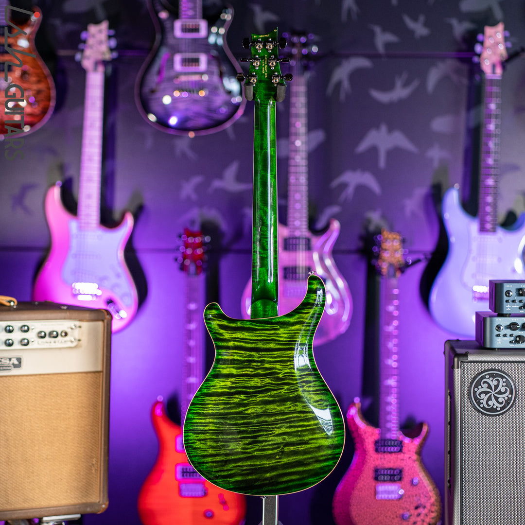 PRS McCarty 594 Hollowbody II Wood Library Jade Green Burst One-Piece Top &amp; Back!