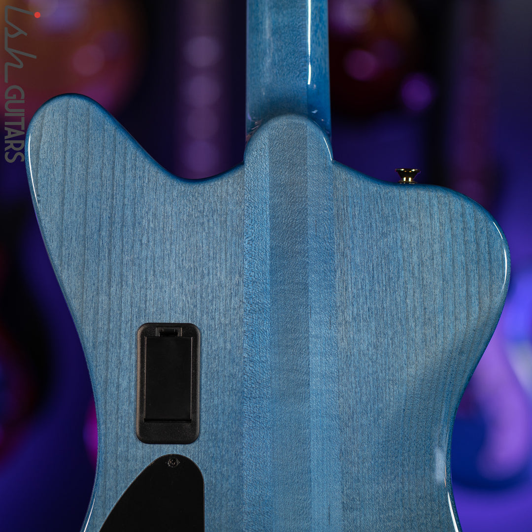 2021 Spector Euro 4X Black and Blue Gloss