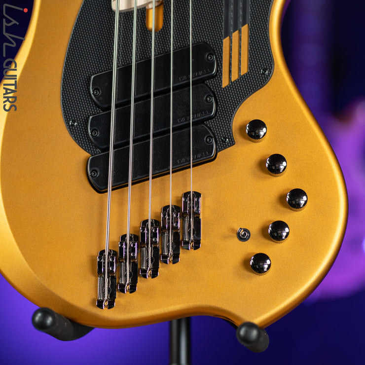 Dingwall NG-3 5-String Bass Gold Metallic Matte