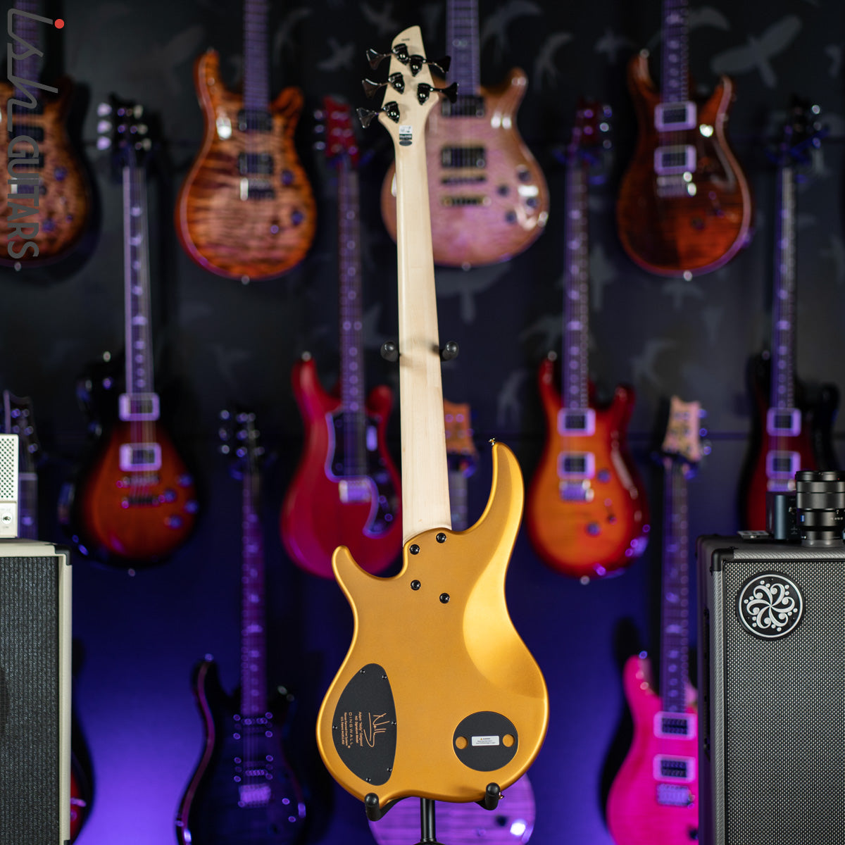 Dingwall NG-3 5-String Bass Gold Metallic Matte – Ish Guitars