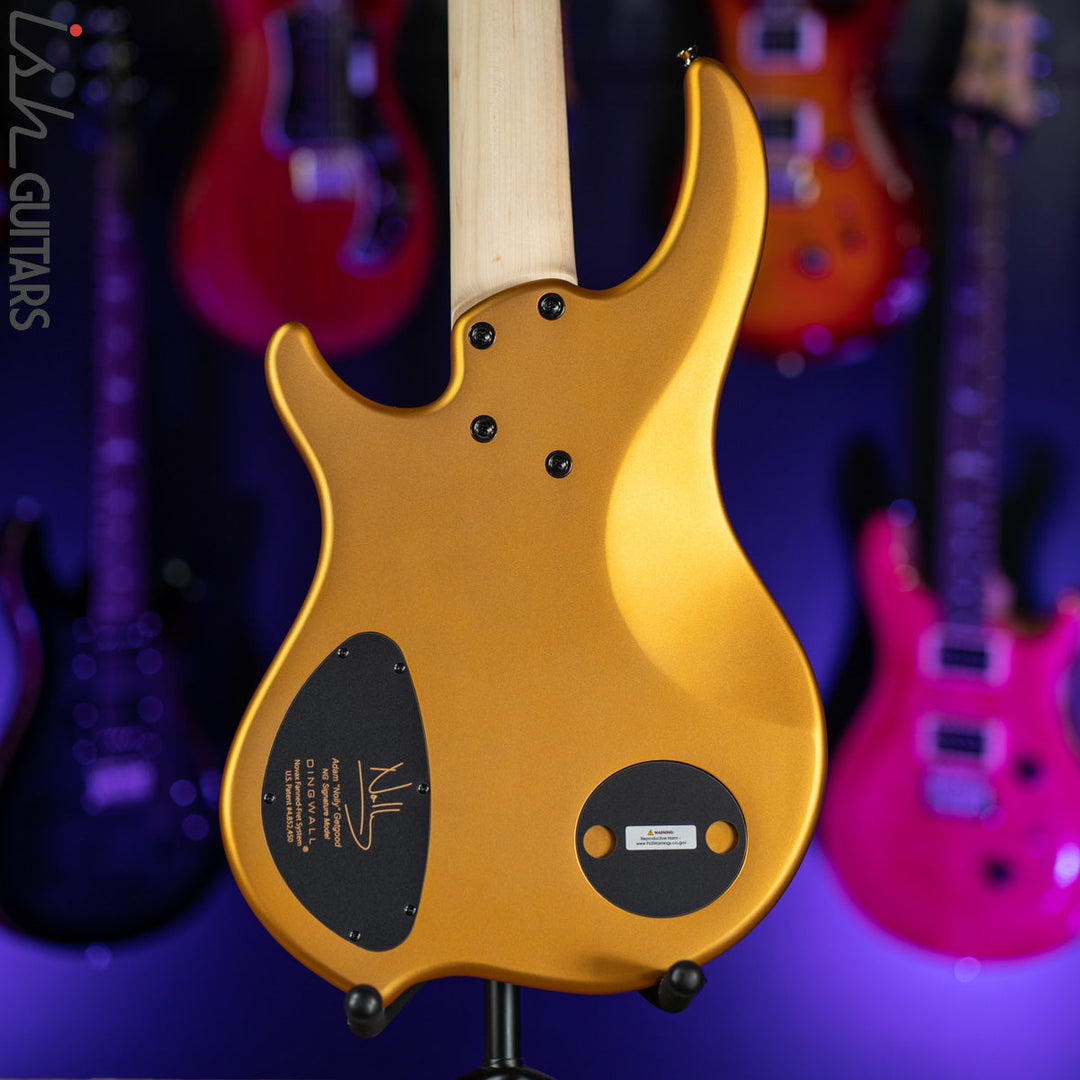 Dingwall NG-3 5-String Bass Gold Metallic Matte