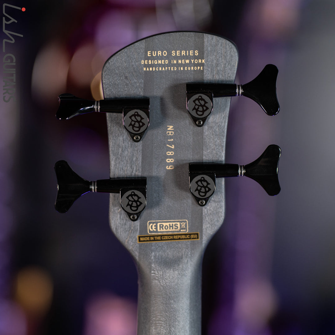 2021 Spector Euro 4X Sanded Black Satin Matte
