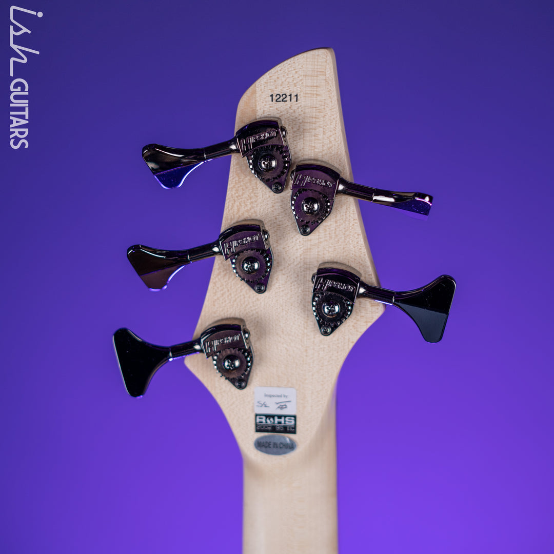 Dingwall Combustion 5-String Bass Vintageburst Gloss Pau Ferro Fretboard