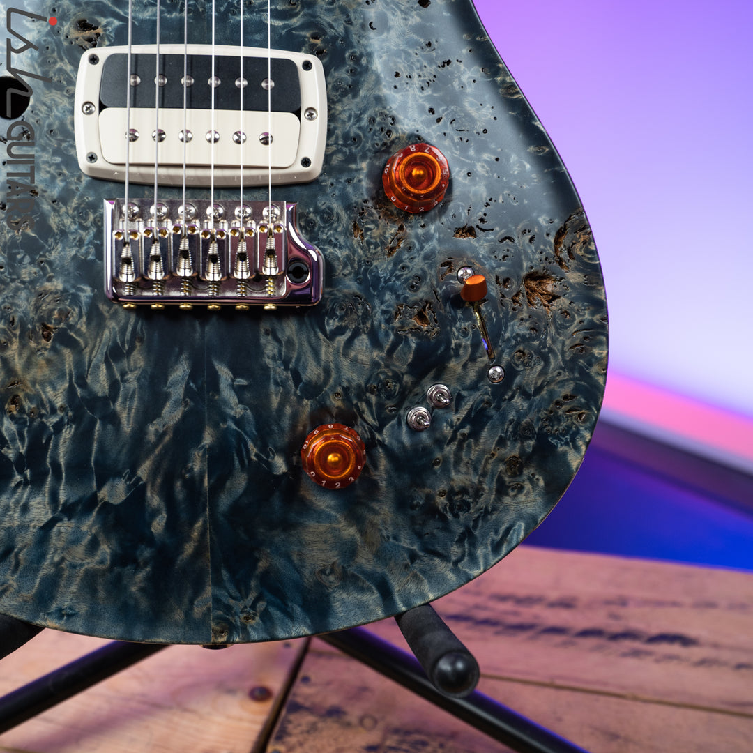 PRS Paul Reed Smith Private Stock 408 Semi Hollow Poplar Burl Triple Faded Indigo