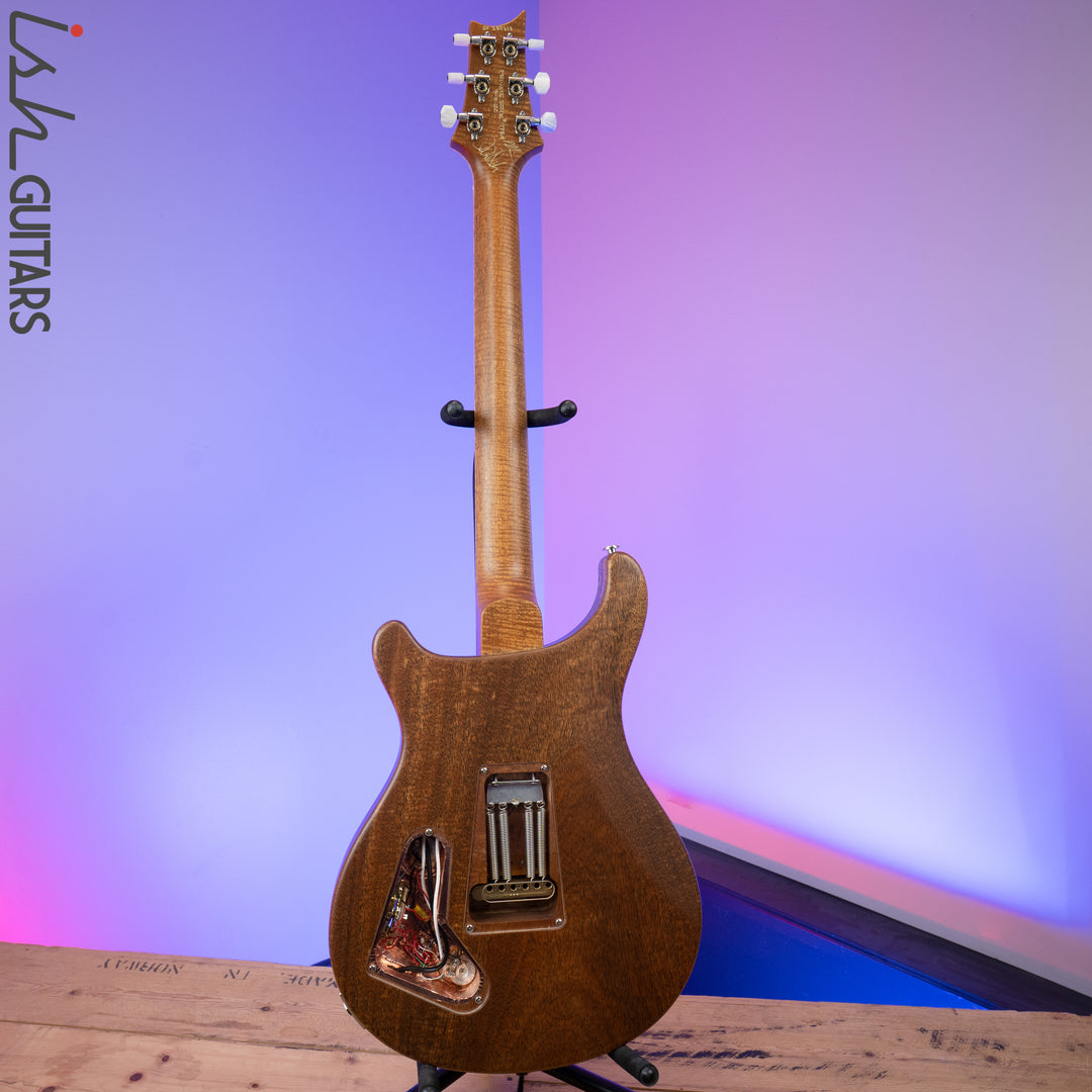 PRS Paul Reed Smith Private Stock 408 Semi Hollow Poplar Burl Triple Faded Indigo